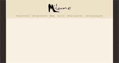 Desktop Screenshot of milanoshoes.ca